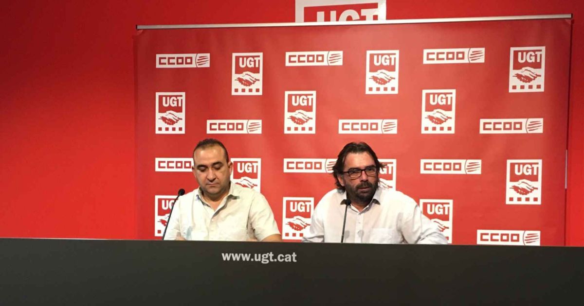 CCOO y UGT convocan un paro de país y se desmarcan de la huelga general