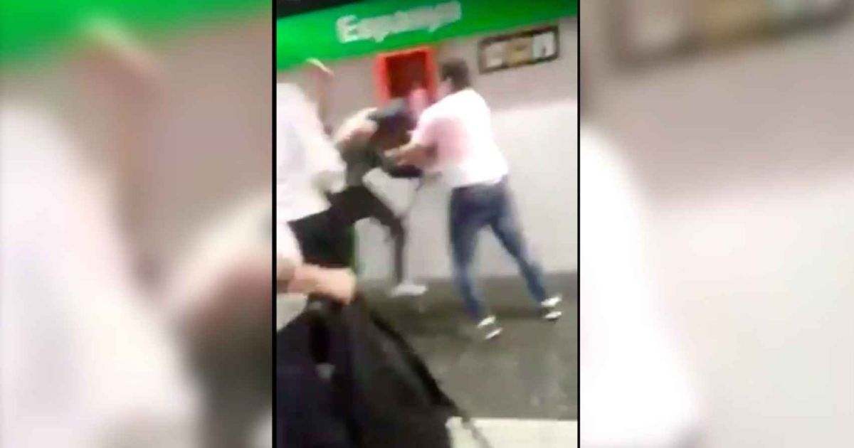 V Deo Un Turista Se L A A Pu Etazos Contra Un Carterista En El Metro