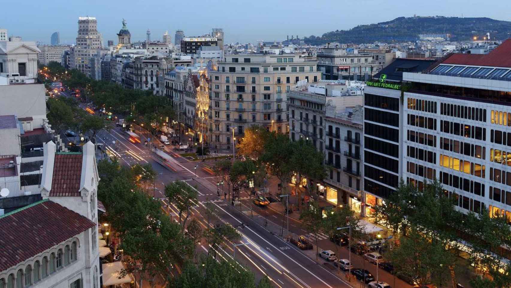 El paseo de Gràcia de Barcelona, en una imagen de archivo / AJ BCN