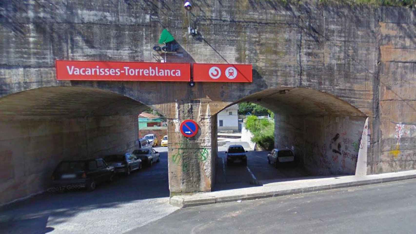 Estación Vacarisses-Torreblanca, de Rodalies Renfe / GOOGLE
