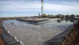 Imagen de una instalación de 'fracking' en un pozo petroleo