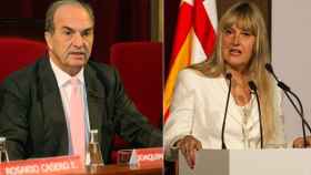 Joaquim Gay de Montellà (i), presidente de Foment del Treball, y María Helena de Felipe (d), presidenta de Fepime / FOTOMONTAJE CG