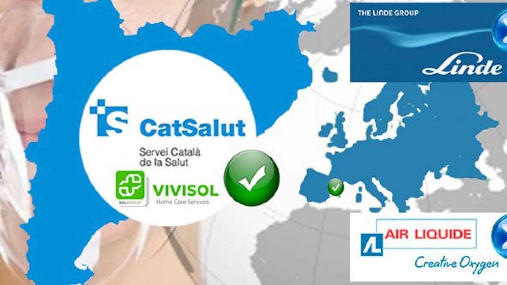 CatSalut ha dado las valoraciones más bajas de las ofertas técnicas de Linde y Air Liquide en la polémica concesión de oxigenoterapia.