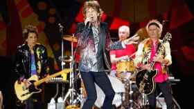Los Rolling Stones en un conciero en Santiago de Chile.