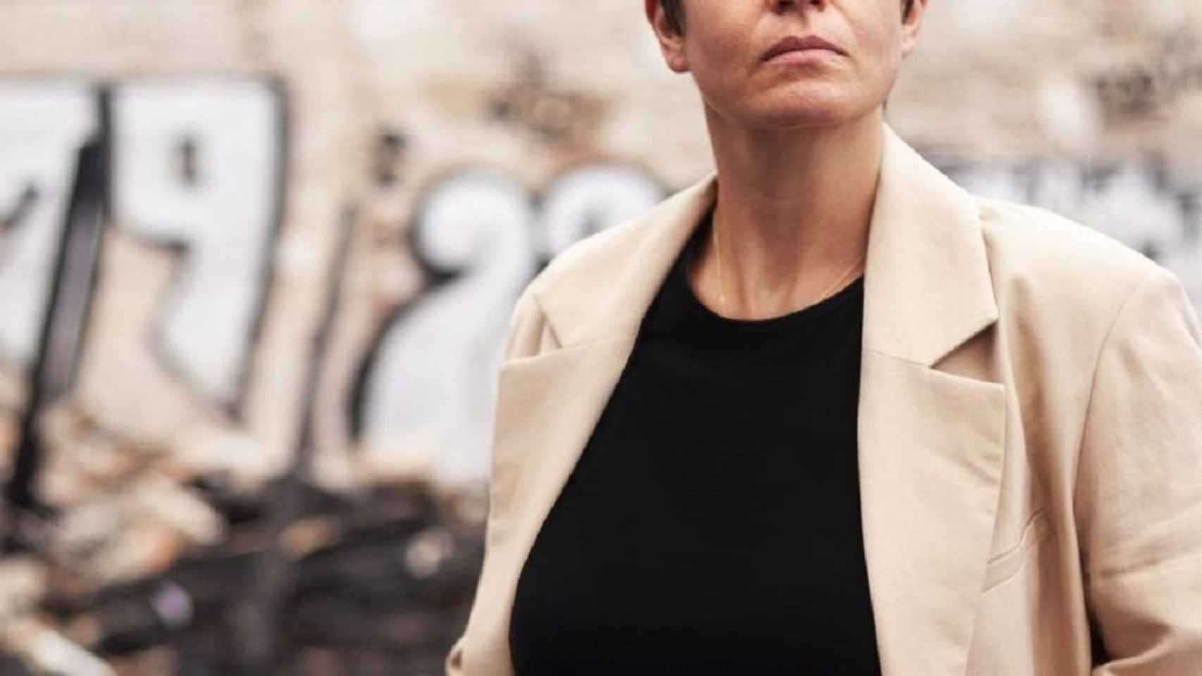 La actriz Agnès Busquets en el cartel de 'Foscor'