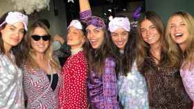 Coral Simanovich y sus amigas en la fiesta pijama / INSTAGRAM