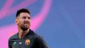 Messi, en un partido con el Barça | EFE