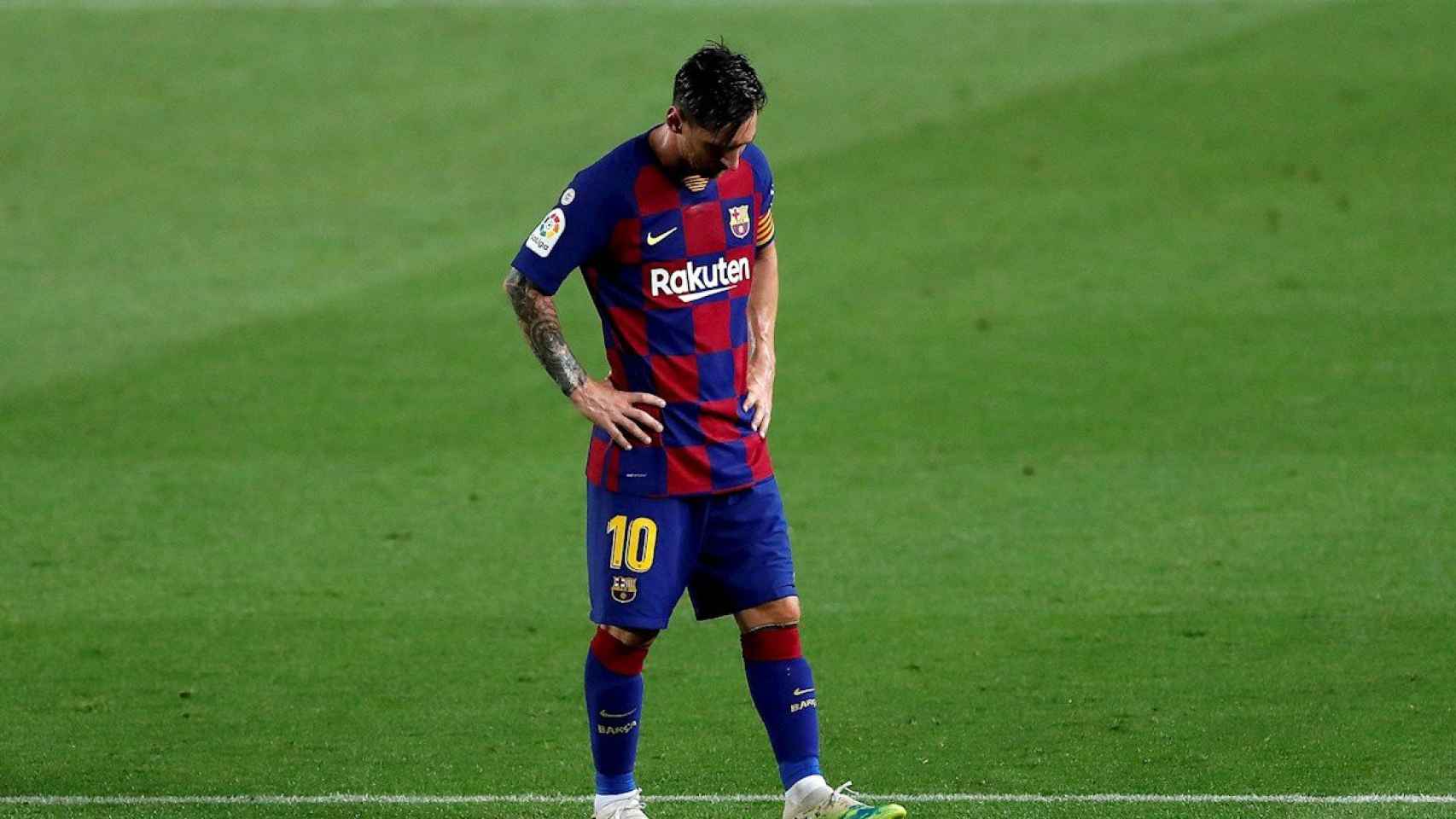 Leo Messi tras el encuentro ante Osasuna / EFE