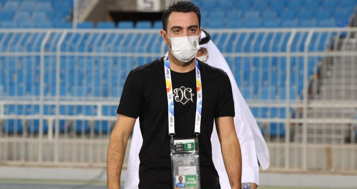 Xavi Hernández está muy a gusto en Qatar / Redes