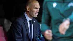 Una foto de Zinedine Zidane en el Santiago Bernabéu / EFE