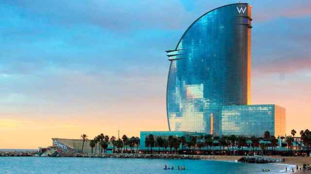 Imagen del W Barcelona o hotel vela / CG
