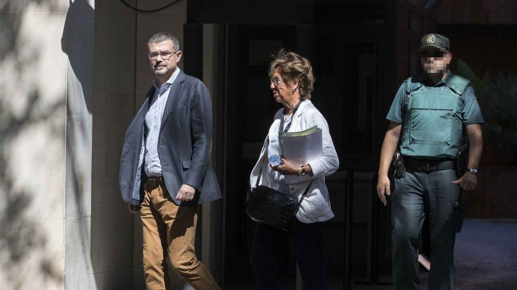 Jaume Clotet a su salida de la comandancia de la Guardia Civil / EFE