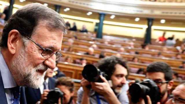 Mariano Rajoy, presidente del Gobierno, tras comentar la dimisión de Cifuentes / EFE