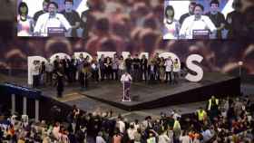 Pablo Iglesias interviene en la primera asamblea ciudadana de Podemos, Vistalegre I / RTVE