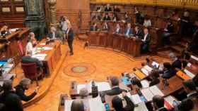 El pleno del Ayuntamiento de Barcelona celebrado para aprobar las ordenanzas fiscales / EP