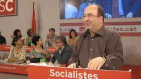 El líder y candidato del PSC para las elecciones del 27S, Miquel Iceta, ante el consejo nacional del partido