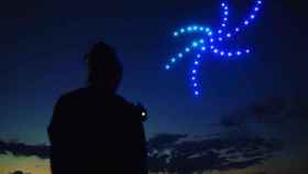 Espectáculo de drones con luces en Manresa / AYUNTAMIENTO DE MANRESA