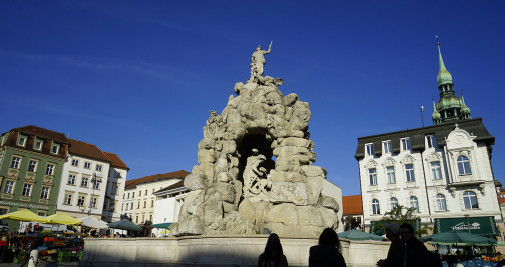Fuente barroca de Parnas en Brno, capital de Moravia del Sur / YOLANDA CARDO - CG