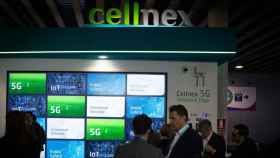 El stand de Cellnex en el Mobile World Congress de Barcelona, donde explicó su expansión en Europa y sus planes para el desplegar la red 5G / EUROPA PRESS