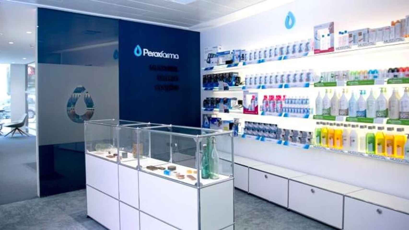 Imagen de las oficinas de Peroxfarma en Barcelona, el laboratorio que es dueño de las marcas Epaplus y Mussvital y ha adquirido Novico Médica / PEROXFARMA