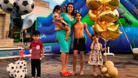 Imagen de Georgina Rodríguez con los hijos de Cristiano Ronaldo /INSTAGRAM
