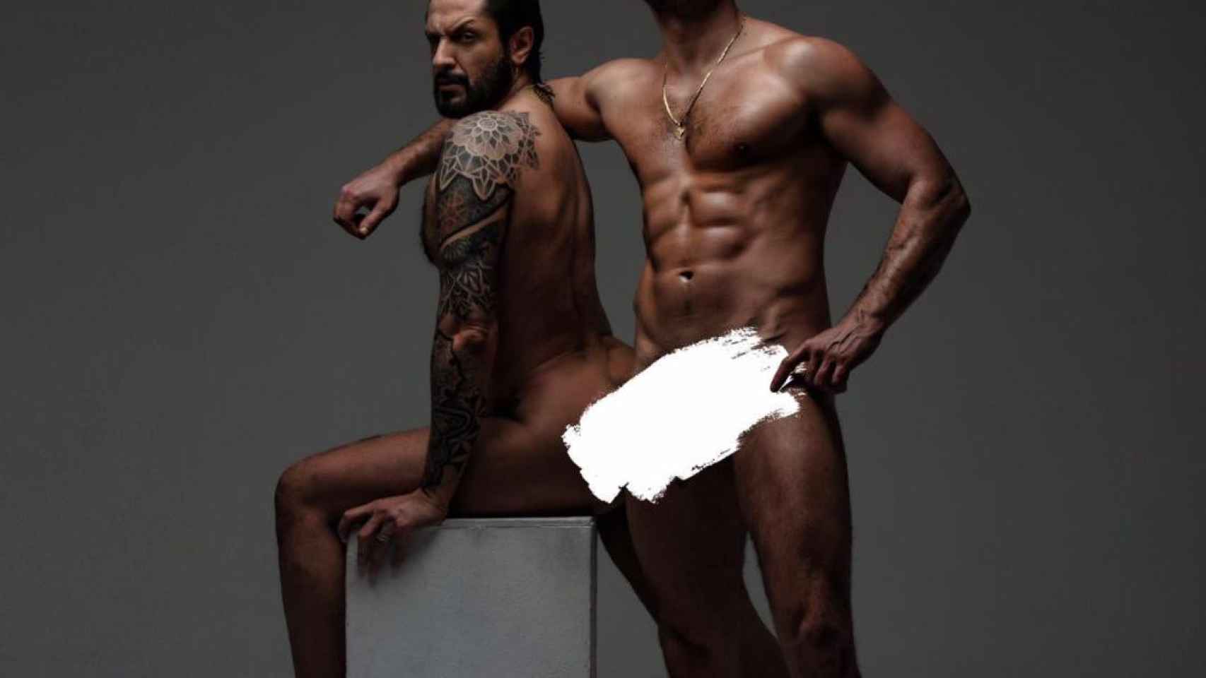 Rafael Amargo y Cristian Suescun, desnudos / TWITTER