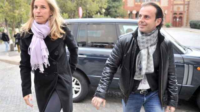 Arantxa Sánchez Vicario junto a su recién expareja Josep Santacana