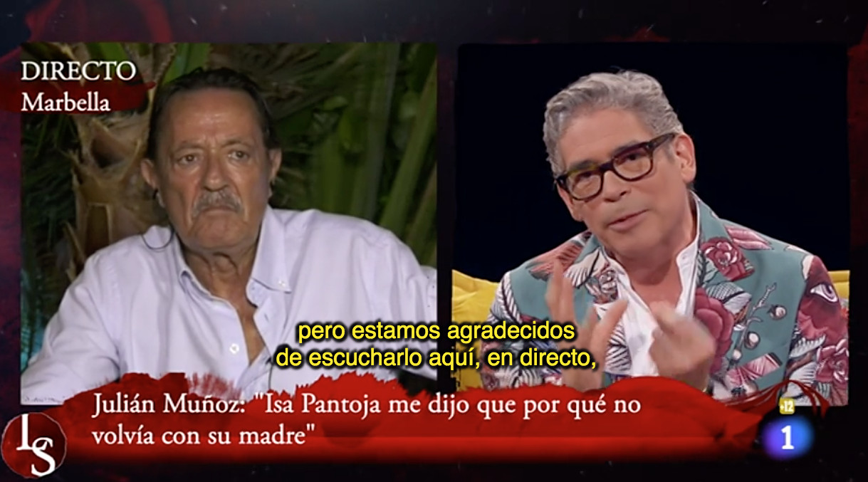Julián Muñoz desvela el secreto que le pidió Isa Pantoja / TVE