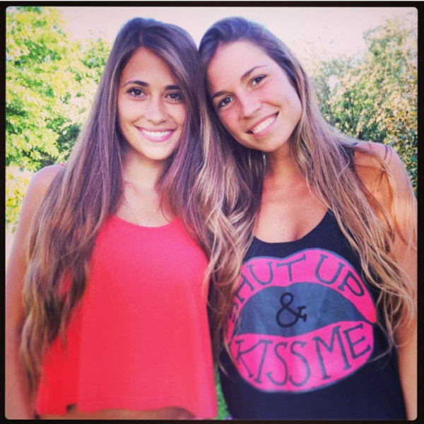 Antonella y Carla Roccuzzo, sonrientes y hermosas / REDES