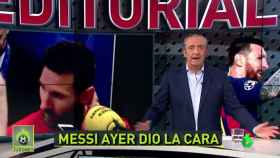 Josep Pedrerol habla sobre Messi en 'Jugones'