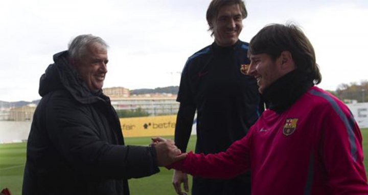 Albert Benaiges con Leo Messi / REDES