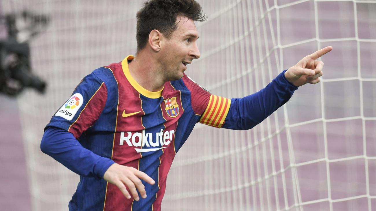 Leo Messi, celebrando un gol con el Barça / EFE