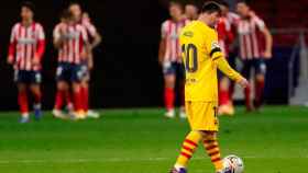 Leo Messi contra el Atlético de Madrid / EFE