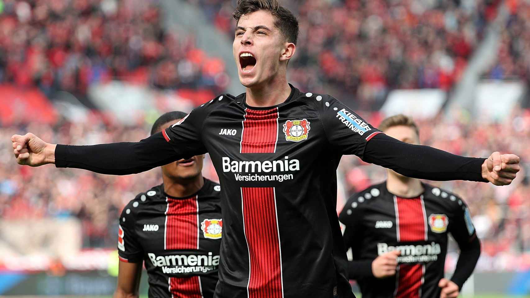 Havertz, celebrando un gol con el Leverkusen | EFE