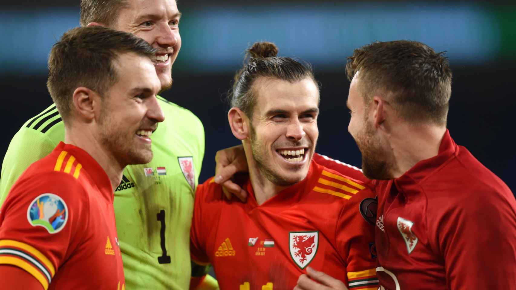 Gareth Bale celebrando la clasificación de Gales para la Eurocopa 2020 / EFE