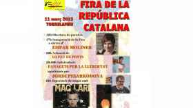 Cartel de la feria de la república catalana en Torrelameu