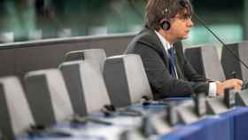 Puigdemont, solo en el Parlamento Europeo / EFE