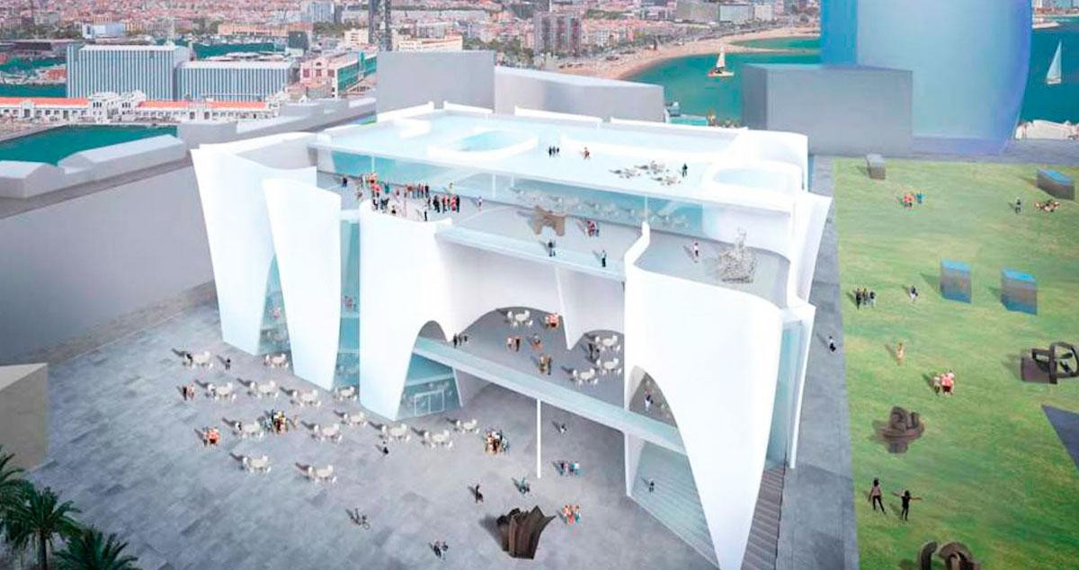 Proyecto del museo Hermitage en el Puerto de Barcelona