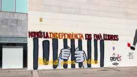 Una pintada independentista en una universidad catalana / S'HA ACABAT