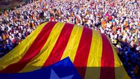 Manifestación a favor de la independencia de Cataluña: una sociedad herida / EFE