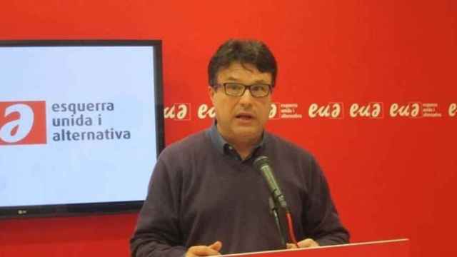 El coordinador de Esquerra Unida i Alternativa, Joan Josep Nuet, a punto de cerrar un acuerdo con ERC / CG