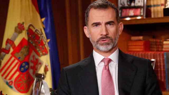 Primer plano del Rey Felipe VI durante el discurso de Navidad / CASA REAL