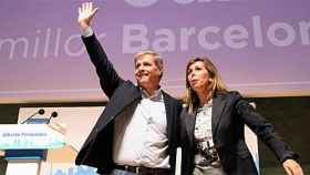 Los líderes del PP de Barcelona y del PP catalán, Alberto Fernández Díaz y Alicia Sánchez-Camacho, respectivamente