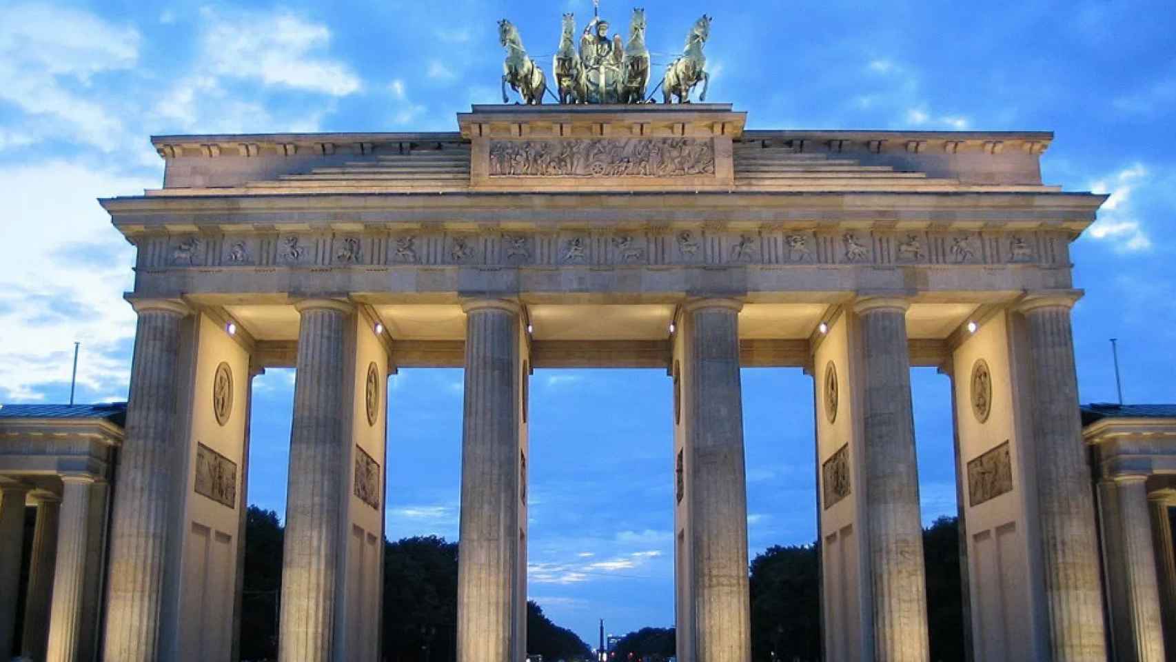 Puerta de Brandemburgo, en Berlín (Alemania)