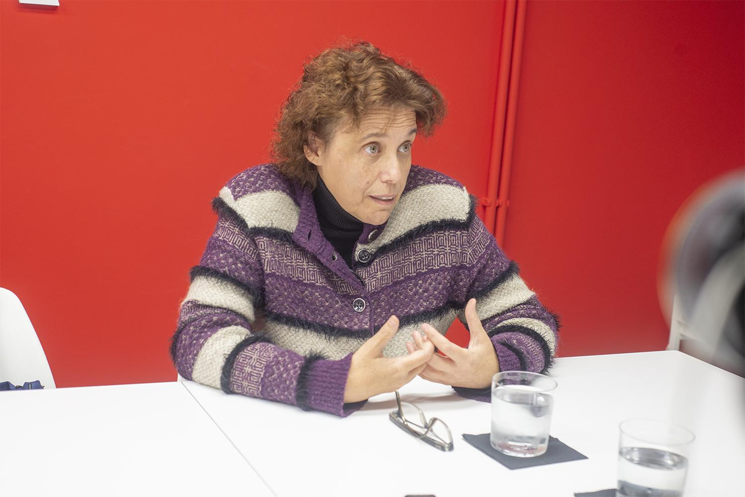 Isabel Fernández, en 'Crónica Global' / LENA PRIETO