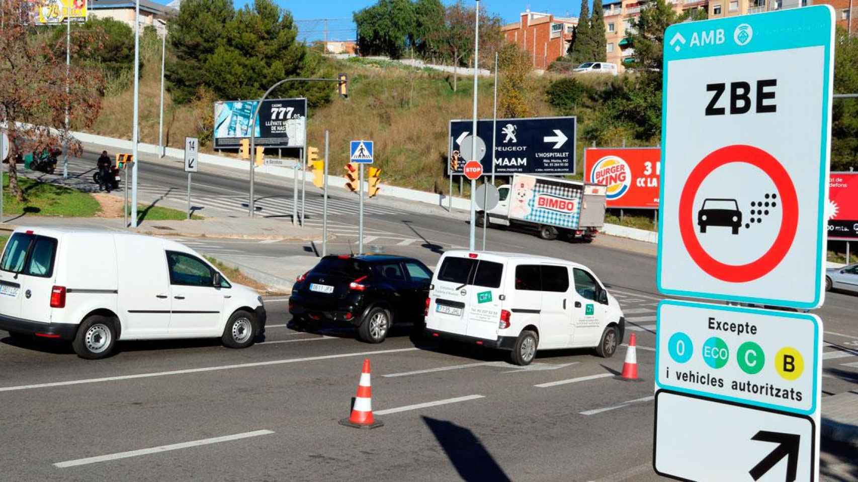 Imagen de la Ronda de Dalt de Barcelona, donde se impuso la multa a la conductora / CG