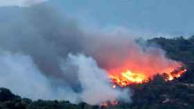 Un incendio forestal en Tarragona / PROTECCIÓN CIVIL