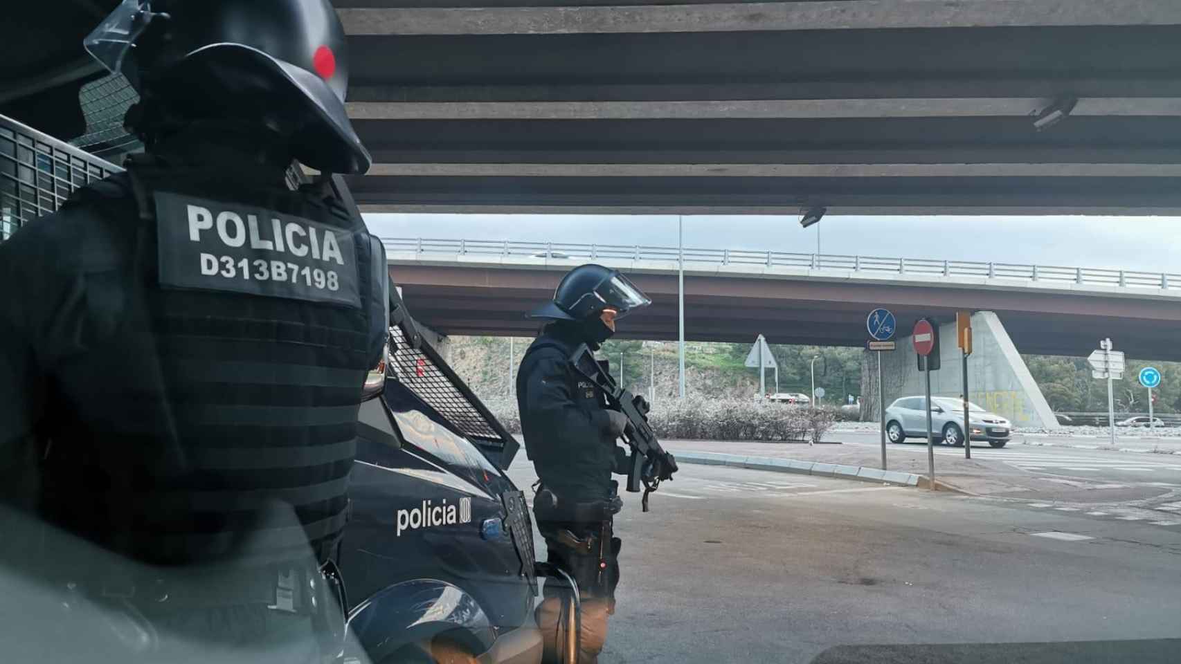 Mossos d'Esdquadra en una operación policial / TWITTER