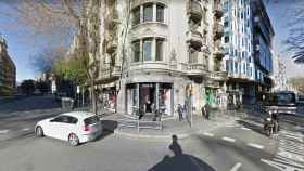 La tienda de Tous entre vía Augusta y la Diagonal de Barcelona / GOOGLE