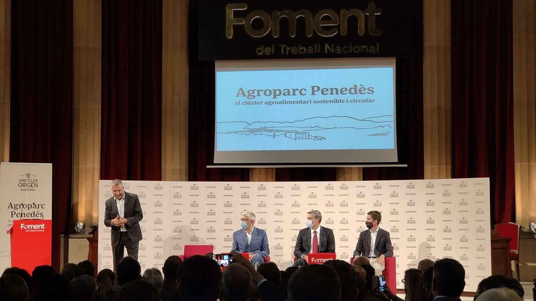 Presentación del Agroparc Penedès de Ametller Origen en la sede de Foment del Treball, en Barcelona / CARLOS MANZANO - CRÓNICA GLOBAL
